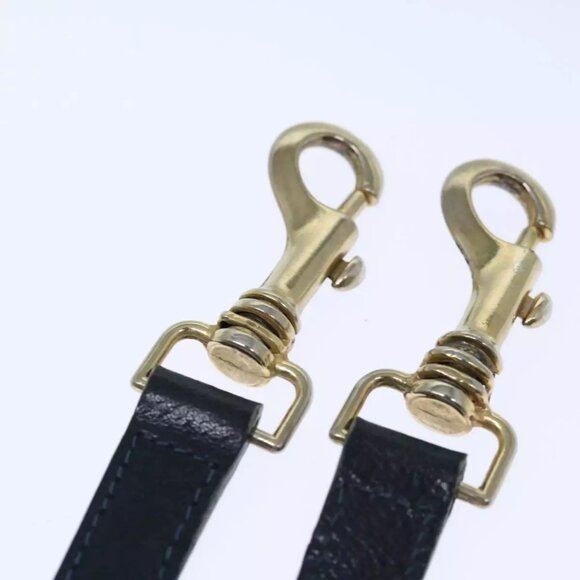 GUCCI GG Canvas Sherry Line Hand Bag PVC 2way Navy Red - Picture 4 of 16